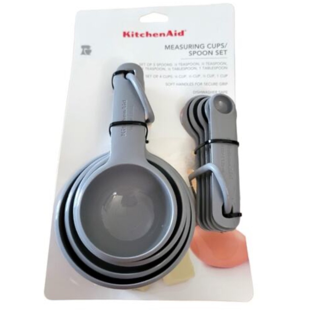 KitchenAid Gray Measuring Cups Set